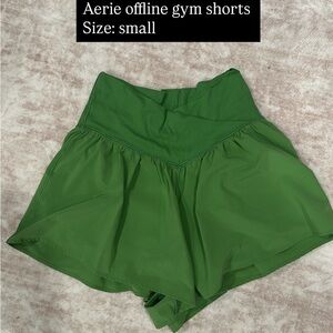 aerie Green Athletic Skort Shorts